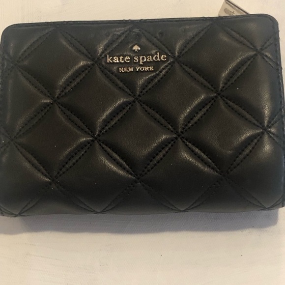 kate spade Handbags - Kate Spade Black Quilted Leather Accessory